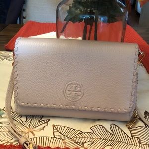 Marion Flat Wallet Crossbody Tory Burch